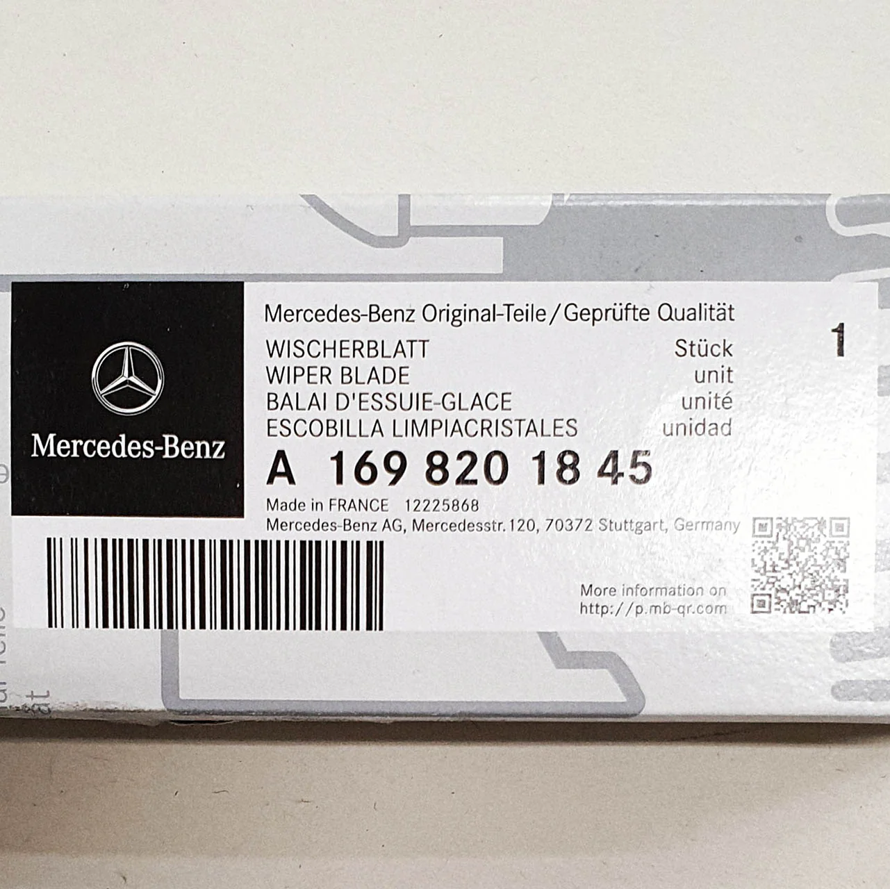 Genuine Mercedes-Benz B Class Rear Wiper Blade 245 Models - Image 7