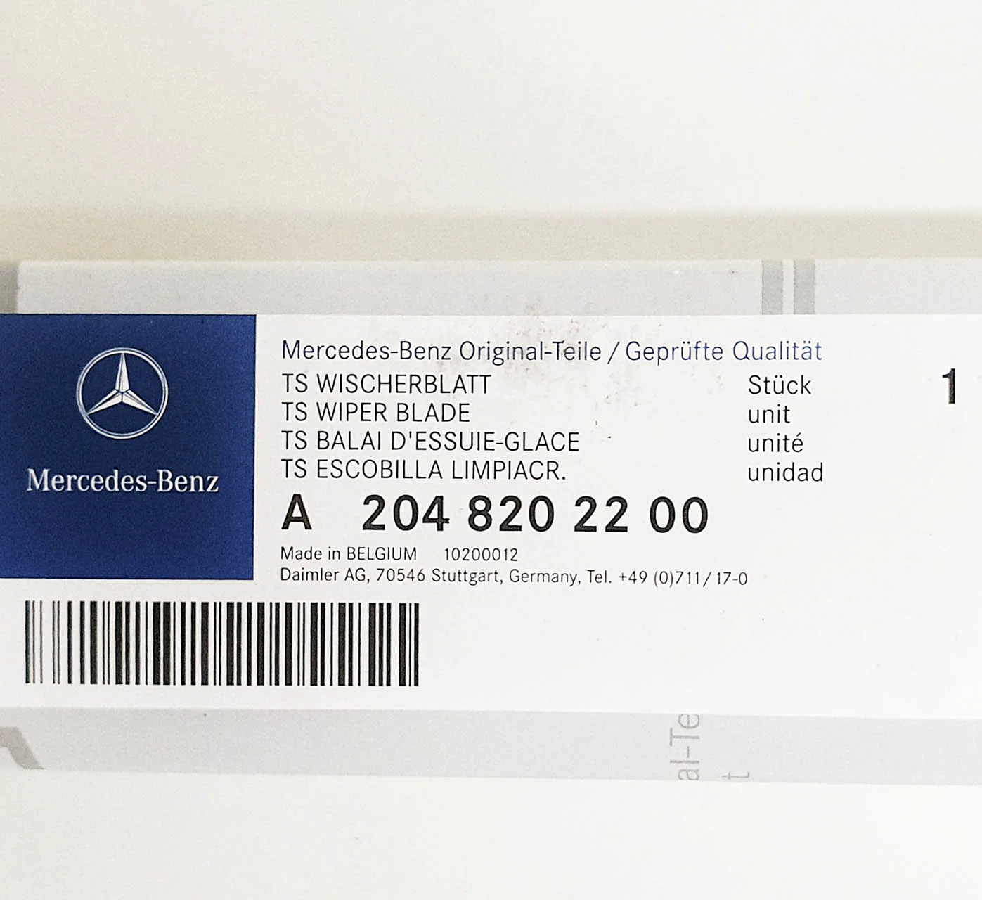 Genuine Mercedes-Benz C Class 204 Models Front Wiper Blades - Image 7