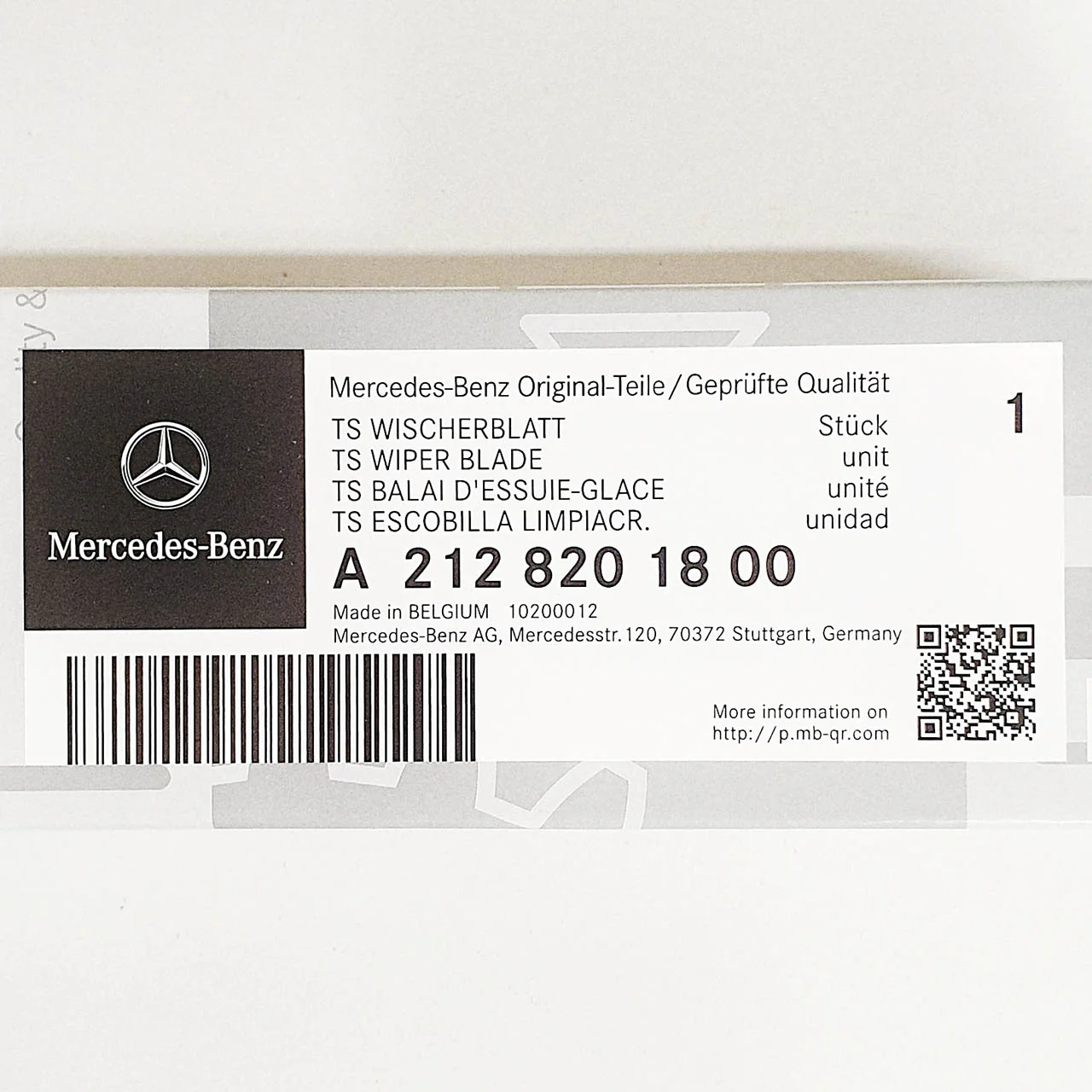 Genuine Mercedes-Benz C Class, E Class Front Wiper Blades - Image 7