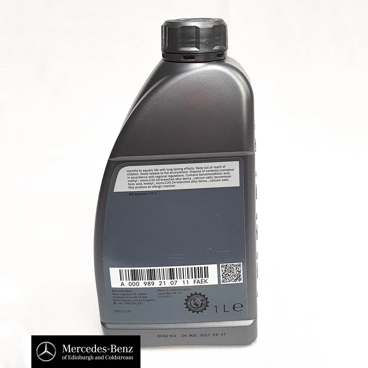 Genuine Mercedes-Benz Engine Oil 229.5 SAE 5w-40 - Image 3