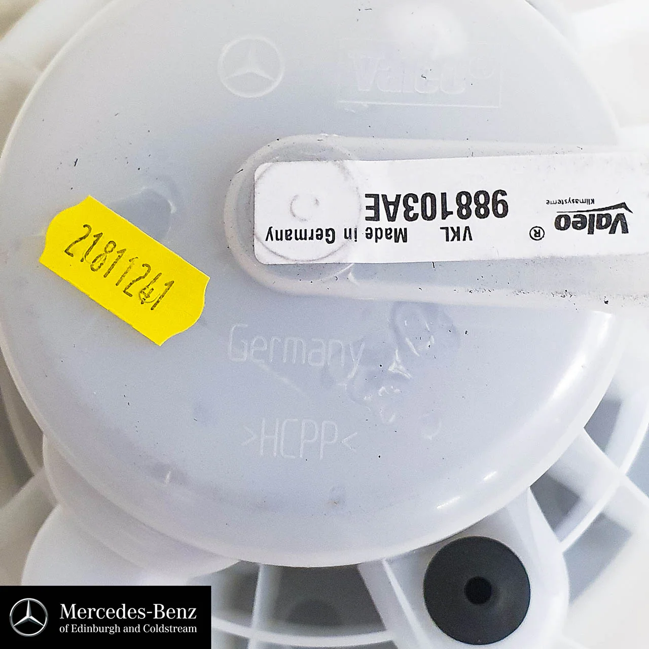 Genuine Mercedes-Benz Heater Motor Blower Unit Fan - Image 6