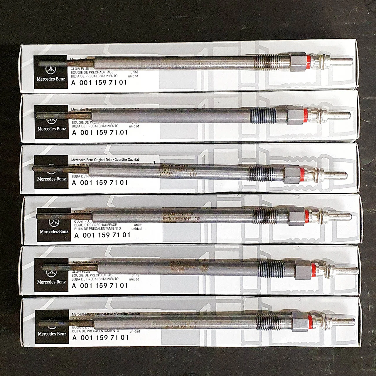 Genuine Mercedes-Benz OM642 V6 Diesel Glow Plugs - Set Of 6 - Image 3