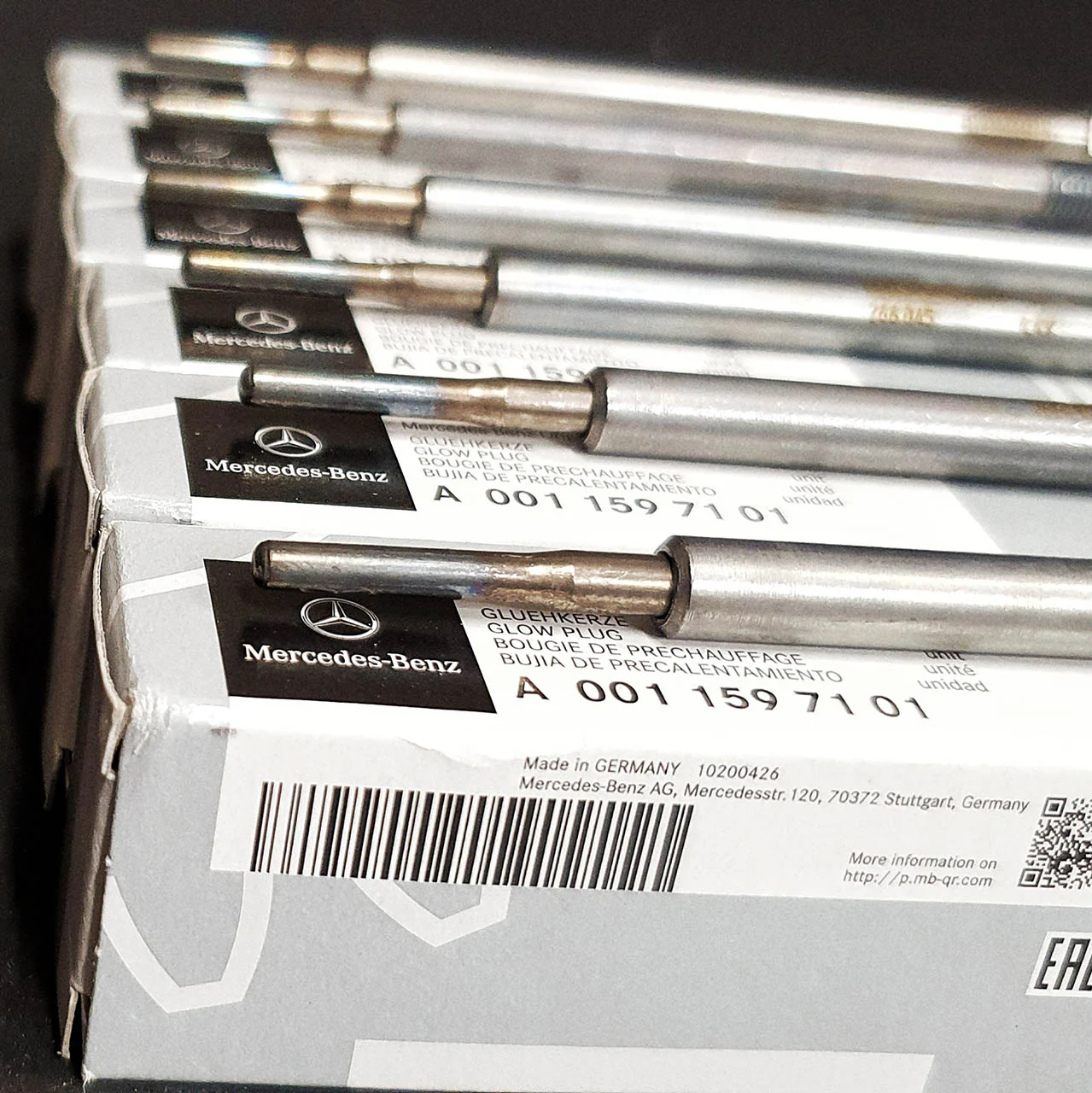 Genuine Mercedes-Benz OM642 V6 Diesel Glow Plugs - Set Of 6 - Image 8