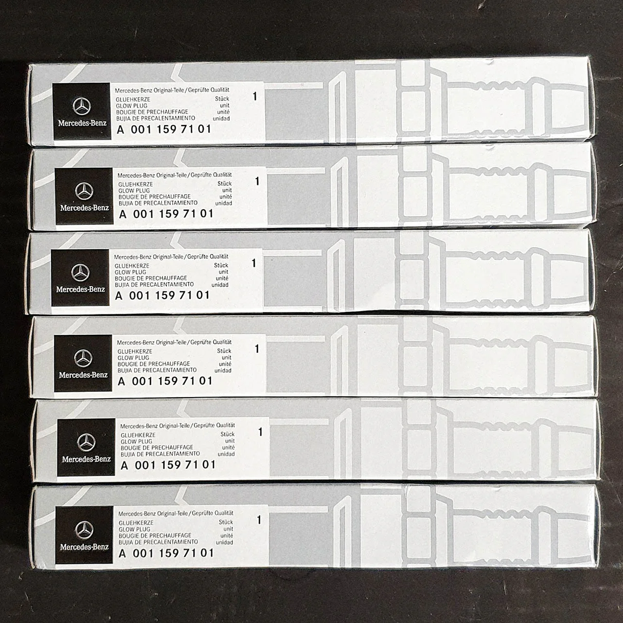 Genuine Mercedes-Benz OM642 V6 Diesel Glow Plugs - Set Of 6 - Image 9